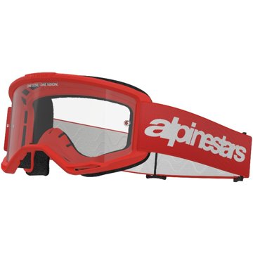 

ALPINESTARS brýle VISION 3 WORDMARK 2025, červená, čiré plexi