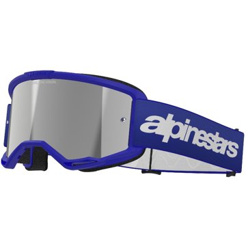 

ALPINESTARS brýle VISION 3 WORDMARK 2025, modrá, zrcadlové stříbrné plexi