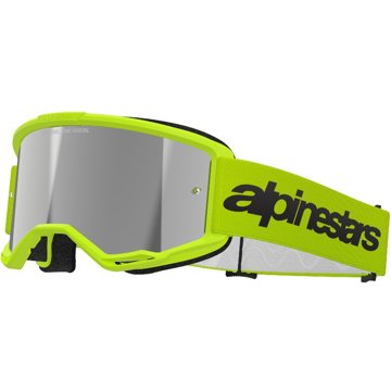

ALPINESTARS brýle VISION 3 WORDMARK 2025, žlutá fluo, zrcadlové stříbrné plexi
