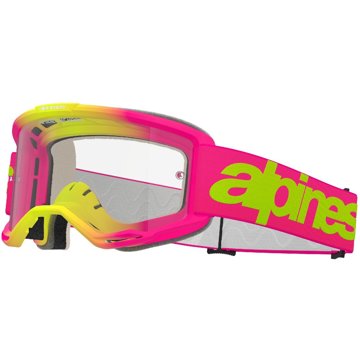

ALPINESTARS brýle VISION 5 WORDMARK 2025, růžová/žlutá fluo, čiré plexi