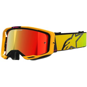

ALPINESTARS brýle VISION 8 CORP 2025, žlutá/růžová, zrcadlové červené plexi