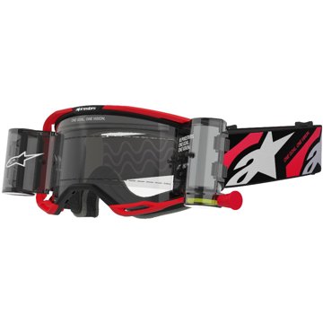

ALPINESTARS brýle VISION 8 LUAR ROLL-OFF WIDE VISION 2025, červená/černá, čiré plexi