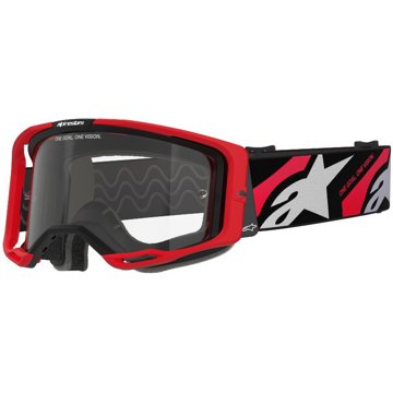 

ALPINESTARS brýle VISION 8 LUAR 2025, červená/černá, čiré plexi