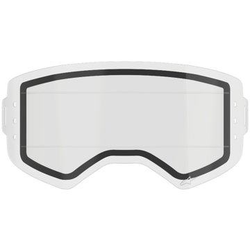 

ALPINESTARS plexi pro brýle SUPERTECH, dvojité antifog čiré pro systém roll-off