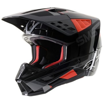 ALPINESTARS přilba S-M5 ROVER, 2023, antracit/červená fluo/šedá maskáčová, vel. 2XL