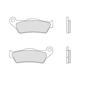 

BREMBO Brzdové destičky 07001 CC SCOOTER