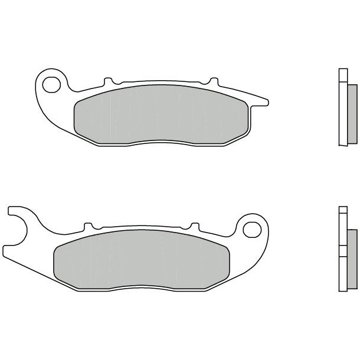 

BREMBO Brzdové destičky 07GR03CC CC ROAD
