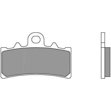 

BREMBO Brzdové destičky 07GR18SA SA