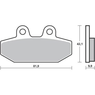 

BREMBO Brzdové destičky 07HD23SP SP