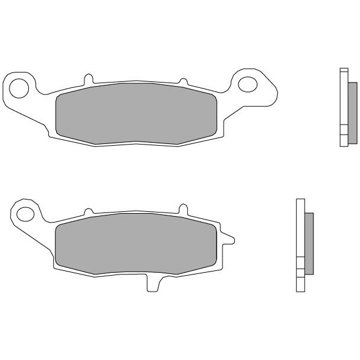 

BREMBO Brzdové destičky 07KA19SA SA