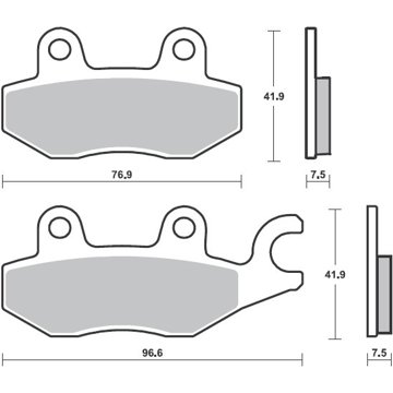 

BREMBO Brzdové destičky 07KA31SA SA