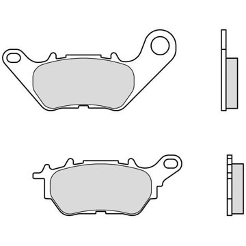 

BREMBO Brzdové destičky 07YA53CC CC ROAD