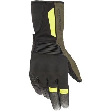 ALPINESTARS rukavice DENALI AEROGEL DRYSTAR, černé/zelené/žluté fluo, vel. 2XL