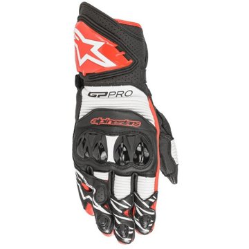 ALPINESTARS rukavice GP PRO R 3, černé/bílé/červené, vel. S