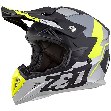 

ZED X1.9D TENDO, dětská 2025, černá matná/tmavě šedá/světle šedá/žlutá fluo, vel. S