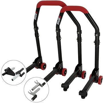 

SEFIS M20 sklopný univerzální moto stojan přední a zadní set - vidle / 2v1