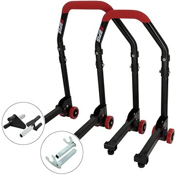 

SEFIS M20 sklopný univerzální moto stojan přední a zadní set - vidle / háky