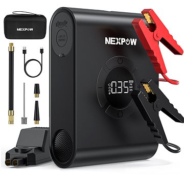 

NEXPOW AKP-P200 12V jump starter with air pump 1500A 8000mAh