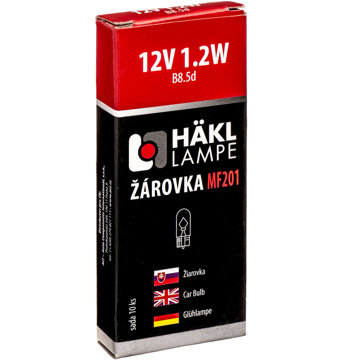 

ACI žárovka 12V 1,2W (patice B8,5d) (sada 10 ks)