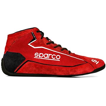

Sparco Závodní semišové boty Slalom+, homologace FIA, barva červená, velikost 43