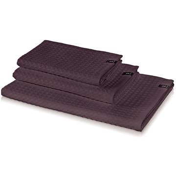 

Möve PIQUÉE ručník s waflovým vzorem 50x100 cm šedý