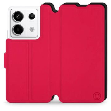 

Mobiwear Soft Touch flip pro Xiaomi Redmi Note 13 Pro 5G / Poco X6 5G - Rudé & Černé