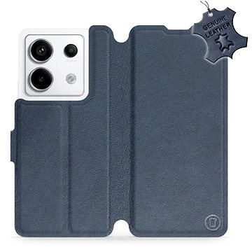 

Kožené Mobiwear flip pro Xiaomi Redmi Note 13 Pro 5G / Poco X6 5G - Modré - L_NBS