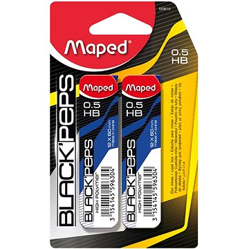 

MAPED do mikrotužky HB 0,5 mm v krabičce - 2x12 tuh v balení