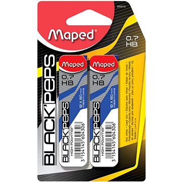 

MAPED do mikrotužky HB 0,7 mm v krabičce - 2x12 tuh v balení