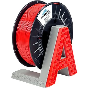 AURAPOL PET-G Filament Červená 1 kg 1,75 mm AURAPOL