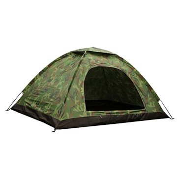 

Turistický stan pro max. 3 osoby, 2x2m, maskáčový