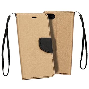 

Telone Flipové pouzdro Fancy Book pro Sony Xperia 10 Plus - zlato/černé