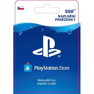 PlayStation Store - Kredit 500 Kč - CZ - Dobíjecí karta