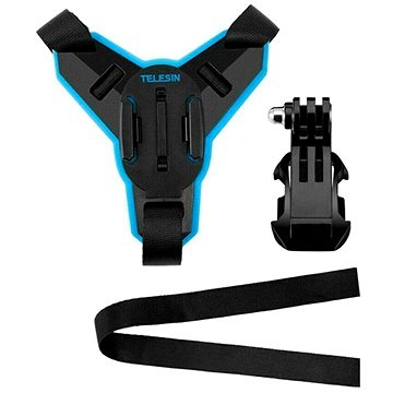 

Telesin Motorcycle Chin držák na přilbu na sportovní kamery, černý