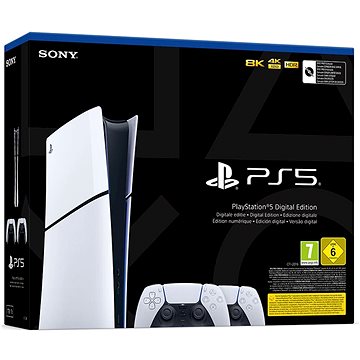 

PlayStation 5 (Slim) Digital Edition + 2x DualSense Wireless Controller