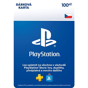 PlayStation Store - Kredit 100 Kč - CZ Digital - Dobíjecí karta