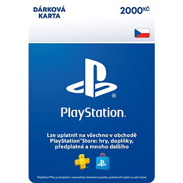 

PlayStation Store - Kredit 2000 Kč - CZ Digital