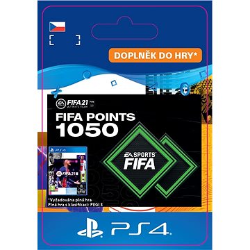Accessory FIFA 21 ULTIMATE TEAM 1050 - PS4 CZ Digital | Accessory on Alza.cz