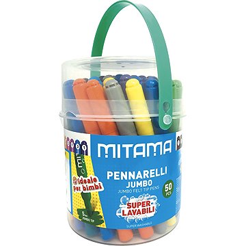 MITAMA JUMBO, omyvatelné, 5 mm, kulaté - sada 50 ks