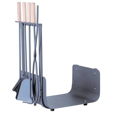 

M.A.T. Koš krbový s nářadím 62cm ocel/dřevo