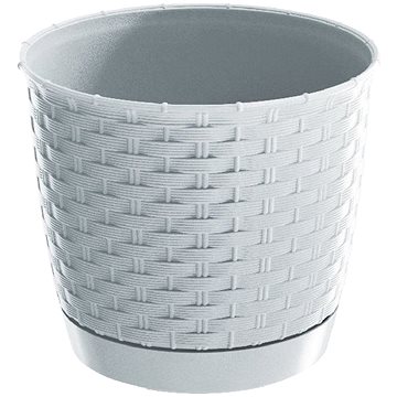 

PROSPERPLAST Květináč RATOLLA ROUND 21.7 cm, bílý