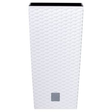 

PROSPERPLAST Obal na květináč RATO SQUARE 20 x 20 x 37.6 cm, 5/11, objem 4 l, bílý