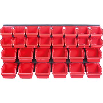 

systém závěsný+28 boxů na nářadí ORDERLINE 800x165x400mm