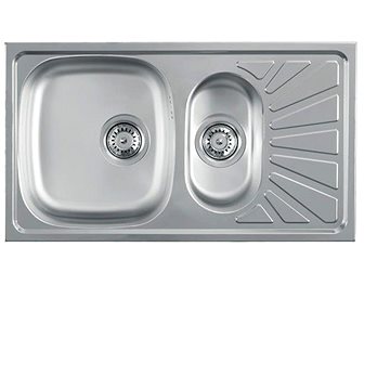 

Metalac nerezový dřez Luna Flex 1,5D s odkapem a vaničkou, 770 × 435 mm