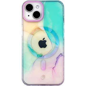 

Covereon COLOR INK kryt s MagSafe na iPhone 15 Pro Max - Rainbow