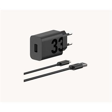

Motorola TurboPower 33W + USB-C kabel 1m, černá