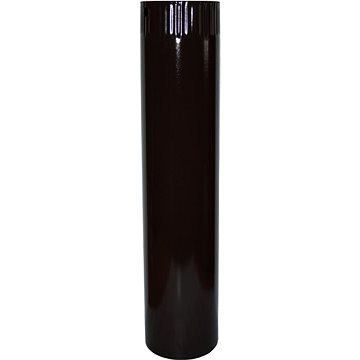 

Roura kouřovodu o150 mm, smalt hnědá, 1m