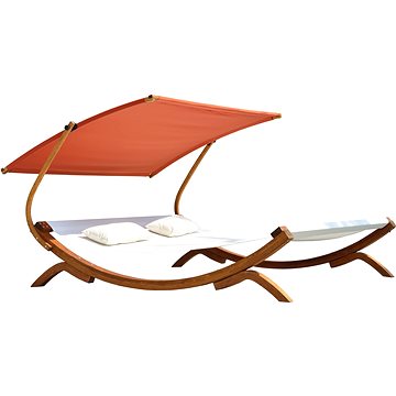 

IGOTREND Lehátko zahradní pro 2osoby GREENLAND, béžová/terracota