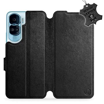 

Mobiwear kožené flip pro Honor 90 Lite 5G - Černé - L_BLS