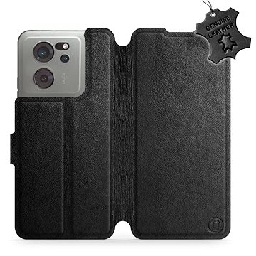 

Kožené Mobiwear flip pro Xiaomi 13T / 13T Pro - Černé - L_BLS